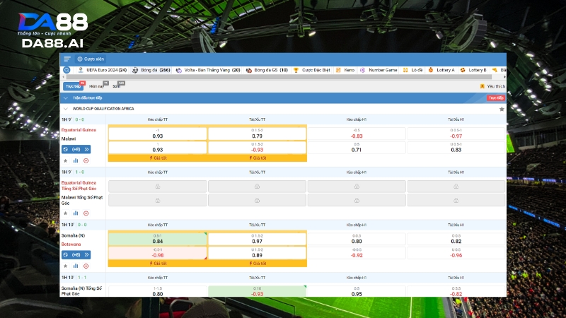 K Sports - Cá độ thể thao xuyên màn đêm với nhà cái DA88 3 K Sports có kèo cược đẳng cấp